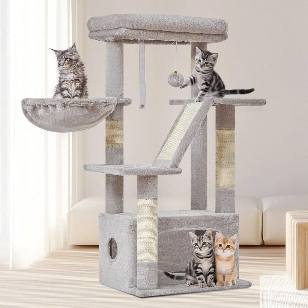 Taoqimiao 38-Inch Cat Tree Tower